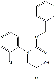 N-Cbz-S-2-Chlorophenylglycine Struktur