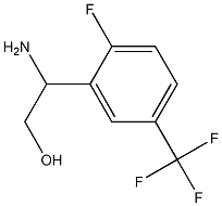 2-AMINO-2-[2-FLUORO-5-(TRIFLUOROMETHYL)PHENYL]ETHAN-1-OL Struktur