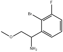 1-(2-BROMO-3-FLUOROPHENYL)-2-METHOXYETHYLAMINE Struktur