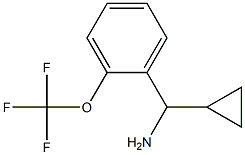 CYCLOPROPYL[2-(TRIFLUOROMETHOXY)PHENYL]METHANAMINE Struktur