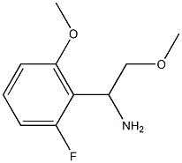 1-(2-FLUORO-6-METHOXYPHENYL)-2-METHOXYETHAN-1-AMINE Struktur