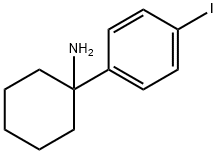 1-(4-iodophenyl)cyclohexan-1-amine Struktur