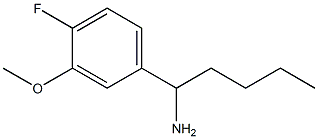 1-(4-FLUORO-3-METHOXYPHENYL)PENTYLAMINE Struktur