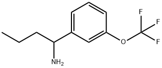 1-[3-(TRIFLUOROMETHOXY)PHENYL]BUTAN-1-AMINE Struktur