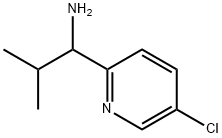 1-(5-chloropyridin-2-yl)-2-methylpropan-1-amine Struktur