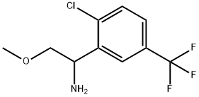 1-[2-CHLORO-5-(TRIFLUOROMETHYL)PHENYL]-2-METHOXYETHYLAMINE Struktur