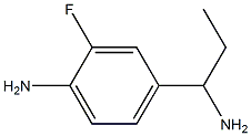 4-(1-AMINOPROPYL)-2-FLUOROANILINE Struktur