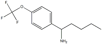 1-[4-(TRIFLUOROMETHOXY)PHENYL]PENTYLAMINE Struktur