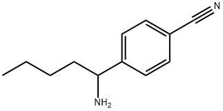 4-(1-AMINOPENTYL)BENZONITRILE Struktur