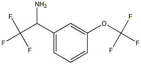 2,2,2-TRIFLUORO-1-(3-(TRIFLUOROMETHOXY)PHENYL)ETHANAMINE Struktur