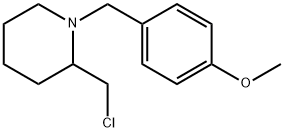 2-Chloromethyl-1-(4-methoxy-benzyl)-piperidine Struktur