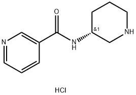 (R)-N-(Piperidin-3-yl)nicotinamide dihydrochloride Struktur