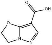 2,3-Dihydropyrazolo[5,1-b]oxazole-7-carboxylic acid Struktur