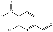 6-Chloro-5-nitro-pyridine-2-carbaldehyde Struktur