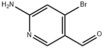 6-amino-4-bromonicotinaldehyde Struktur