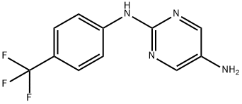 N2-[4-(Trifluoromethyl)phenyl]pyrimidine-2,5-diamine Struktur