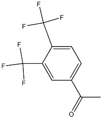 Ethanone, 1-[3,4-bis(trifluoromethyl)phenyl]- Struktur