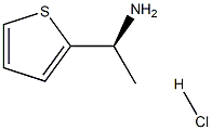 (S)-1-(Thiophen-2-yl)ethanamine hydrochloride Struktur