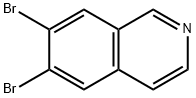 6,7-dibromoisoquinoline Struktur