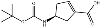 (S)-4-((tert-butoxycarbonyl)amino)cyclopent-1-enecarboxylic acid