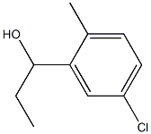 1-(5-Chloro-2-methylphenyl)propan-1-ol Struktur