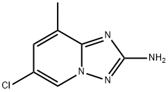 6-Chloro-8-methyl-[1,2,4]triazolo[1,5-a]pyridin-2-ylamine Struktur