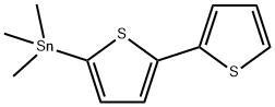 Stannane, [2,2'-bithiophen]-5-yltrimethyl- Struktur