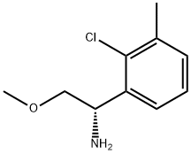 (S)-1-(2-chloro-3-methylphenyl)-2-methoxyethanamine Struktur