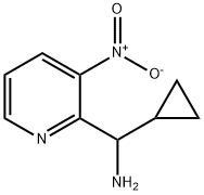 cyclopropyl(3-nitropyridin-2-yl)methanamine Struktur