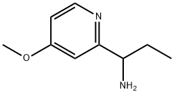 1-(4-methoxypyridin-2-yl)propan-1-amine Struktur