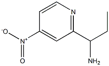 1-(4-nitropyridin-2-yl)propan-1-amine Struktur