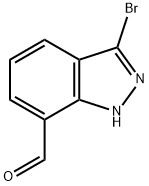 3-Bromo-1H-indazole-7-carbaldehyde Struktur