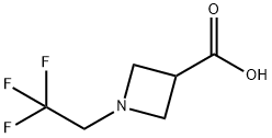 1-(2,2,2-Trifluoroethyl)azetidine-3-carboxylic acid Struktur