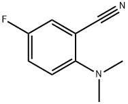 2-(Dimethylamino)-5-fluorobenzonitrile Structure