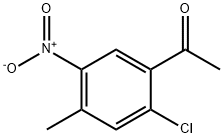 1-(2-Chloro-4-methyl-5-nitro-phenyl)-ethanone Struktur