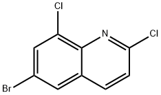 6-bromo-2,8-dichloroquinoline Struktur