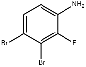 3,4-Dibromo-2-fluoroaniline Struktur