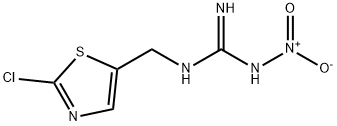 Guanidine, N-[(2-chloro-5-thiazolyl)methyl]-N'-nitro- Struktur