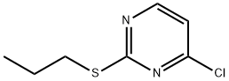 4-Chloro-2-propylsulfanyl-pyrimidine Struktur