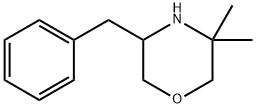 5-benzyl-3,3-dimethylmorpholine Struktur