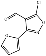 5-chloro-3-(furan-2-yl)-1,2-oxazole-4-carbaldehyde Struktur