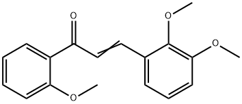 (2E)-3-(2,3-dimethoxyphenyl)-1-(2-methoxyphenyl)prop-2-en-1-one Struktur