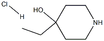 4-Ethylpiperidin-4-ol hydrochloride Struktur