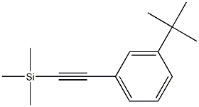 Silane, [[3-(1,1-dimethylethyl)phenyl]ethynyl]trimethyl- Struktur