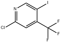 2-Chloro-5-iodo-4-trifluoromethyl-pyridine Struktur