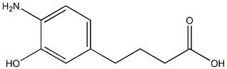 (3S,4S)-3-Hydroxy-4-aminophenylbutyric acid Struktur