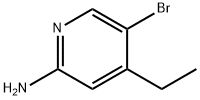 5-Bromo-4-ethyl-pyridin-2-ylamine Struktur