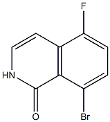 8-bromo-5-fluoro-1,2-dihydroisoquinolin-1-one Struktur