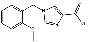 1-(2-Methoxybenzyl)-1H-imidazole-4-carboxylic acid Struktur