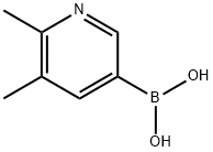 (5,6-Dimethylpyridin-3-yl)boronic acid Struktur